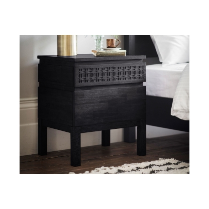 Gallery Direct Boho Boutique 2 Drawer Bedside Table