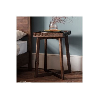 Gallery Direct Boho Retreat Bedside Table Gallery Direct Boho Retreat Bedside Table