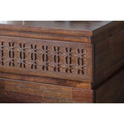 Gallery Direct Boho Retreat 2 Drawer Bedside Table Gallery Direct Boho Retreat 2 Drawer Bedside Table