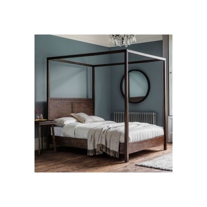 Gallery Direct Boho Retreat 4 Poster Bed Frame Gallery Direct Boho Retreat 4 Poster Bed Frame