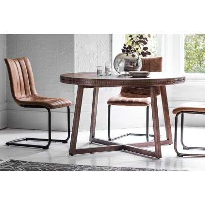 Gallery Direct Boho Retreat Round Dining Table