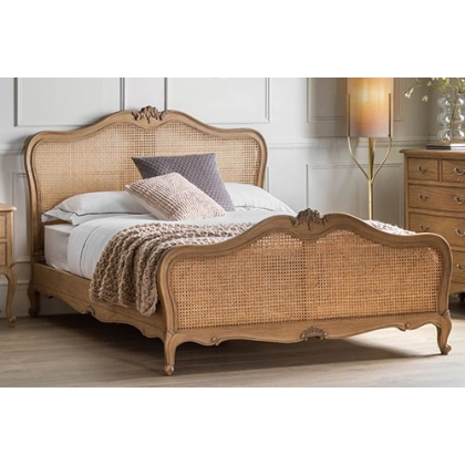 Gallery Direct Chic Weathered Cane Bed Frame