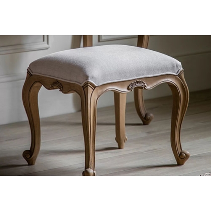 Gallery Direct Chic Weathered Dressing Table Stool