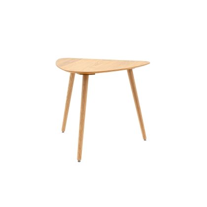 Gallery Direct Hatfield Natural Oak 80cm Small Triangular Dining Table Gallery Direct Hatfield Natural Oak 80cm Small Triangular Dining Table