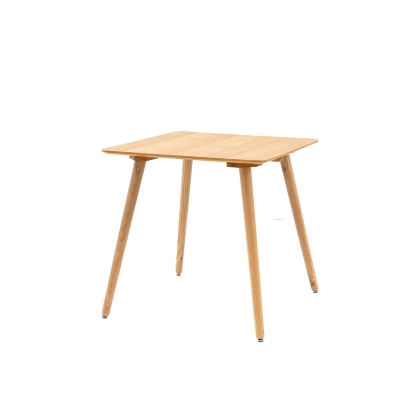 Gallery Direct Hatfield Natural Oak 77cm Square Dining Table