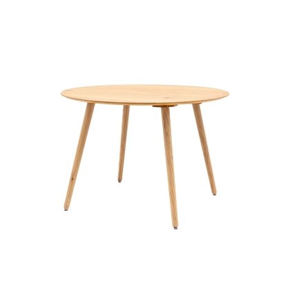 Gallery Direct Hatfield Natural Oak 110cm Round Dining Table Gallery Direct Hatfield Natural Oak 110cm Round Dining Table