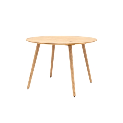 Gallery Direct Hatfield Natural Oak 110cm Round Dining Table