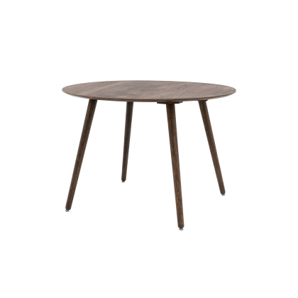 Gallery Direct Hatfield Smoked Oak 110cm Round Dining Table