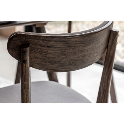 Gallery Direct Hatfield Pair Of Smoked Oak Dining Chairs Gallery Direct Hatfield Pair Of Smoked Oak Dining Chairs