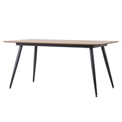 Gallery Direct Astley 160cm Oak Dining Table