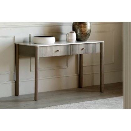 Gallery Direct Marmo Mango Wood Console Table with Marble Top Gallery Direct Marmo Mango Wood Console Table with Marble Top