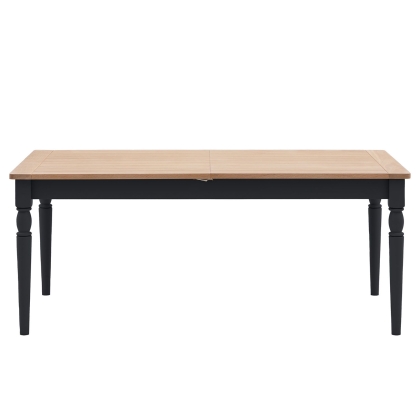 Gallery Direct Eton Painted Meteor 180/230cm Ext Dining Table