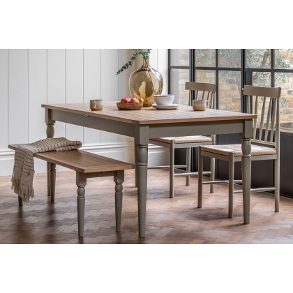 Gallery Direct Eton Painted Prairie 180/230cm Ext Dining Table