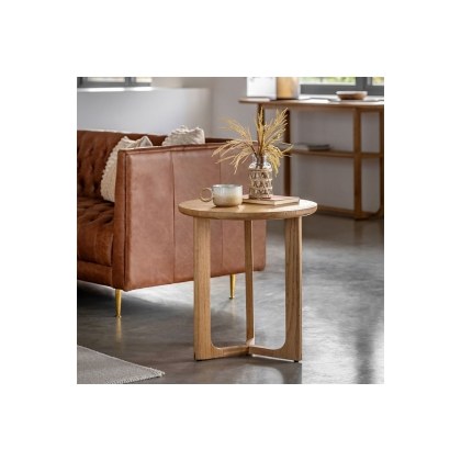 Gallery Direct Craft Natural Oak Side Table Gallery Direct Craft Natural Oak Side Table