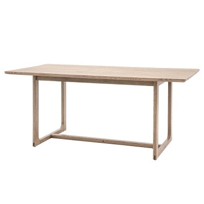 Gallery Direct Craft Smoked Oak Dining Table Gallery Direct Craft Smoked Oak Dining Table