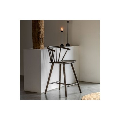 Gallery Direct Craft Smoked Oak Barstool Gallery Direct Craft Smoked Oak Barstool