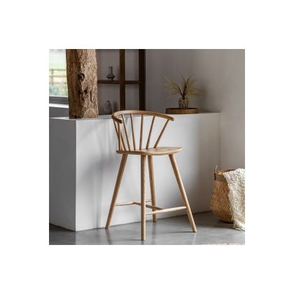 Gallery Direct Craft Natural Oak Barstool Gallery Direct Craft Natural Oak Barstool