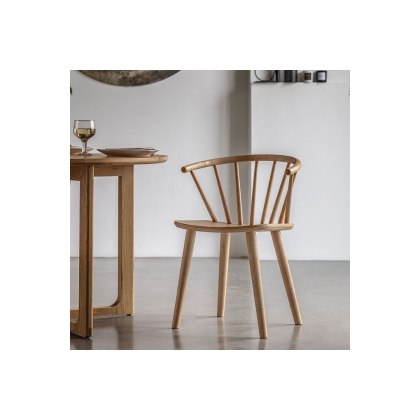 Gallery Direct Craft Natural Oak Set of 2 Dining Chairs Gallery Direct Craft Natural Oak Set of 2 Dining Chairs