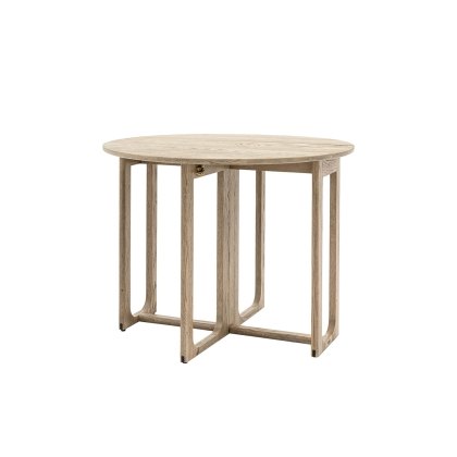 Gallery Direct Craft Smoked Oak Folding Dining Table Gallery Direct Craft Smoked Oak Folding Dining Table
