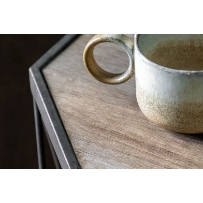 Gallery Direct Marshal Wood & Metal Set Of 2 Side Tables Gallery Direct Marshal Wood & Metal Set Of 2 Side Tables