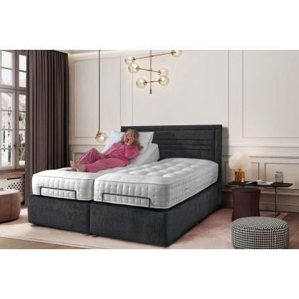 Adjust-A-Bed Natural 5000 Electric Adjustable Divan Bed with Standard Base Adjust-A-Bed Natural 5000 Electric Adjustable Divan Bed with Standard Base