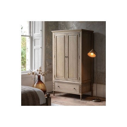 Gallery Direct Artisan Limewash Oak Wardrobe Gallery Direct Artisan Limewash Oak Wardrobe
