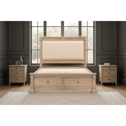 Gallery Direct Vancouver Rustic Bed Frame Gallery Direct Vancouver Rustic Bed Frame