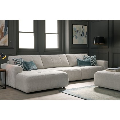 Opulent Fabric Modular Armless Unit Opulent Fabric Modular Armless Unit