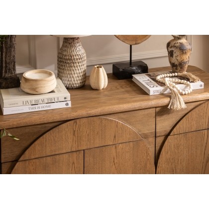 Austin Warm Oak Wide Sideboard Austin Warm Oak Wide Sideboard