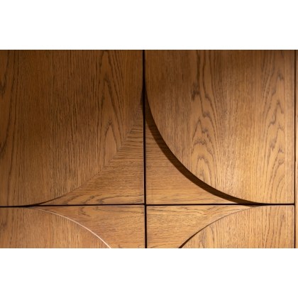 Austin Warm Oak Highboard Cabinet Austin Warm Oak Highboard Cabinet