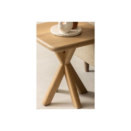 Flynn Natural Oak Lamp Table Flynn Natural Oak Lamp Table