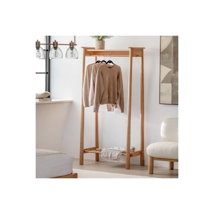 Gallery Direct Wycombe Oak Open Wardrobe Gallery Direct Wycombe Oak Open Wardrobe