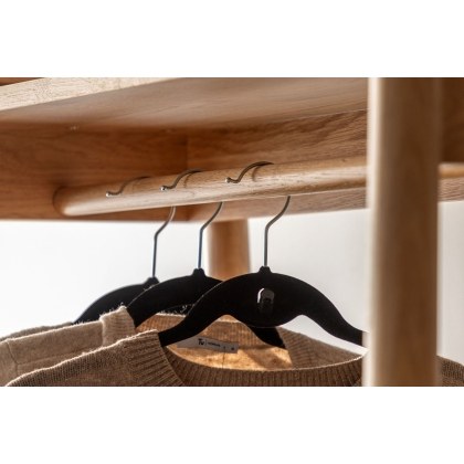 Gallery Direct Wycombe Oak Open Wardrobe Gallery Direct Wycombe Oak Open Wardrobe