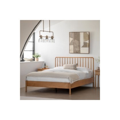 Gallery Direct Wycombe Oak Spindle Bed Frame Gallery Direct Wycombe Oak Spindle Bed Frame