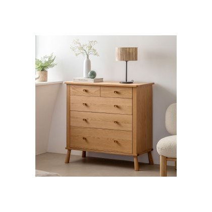 Gallery Direct Wycombe Oak 5 Drawer Chest of Drawers Gallery Direct Wycombe Oak 5 Drawer Chest of Drawers