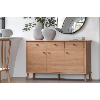 Gallery Direct Wycombe Oak Large Sideboard Gallery Direct Wycombe Oak Large Sideboard