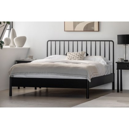 Gallery Direct Wycombe Black Oak Spindle Bed Frame Gallery Direct Wycombe Black Oak Spindle Bed Frame
