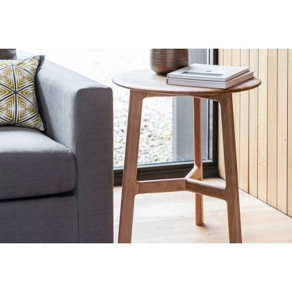 Gallery Direct Madrid Side Table in Oak Gallery Direct Madrid Side Table in Oak