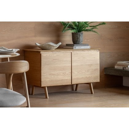 Gallery Direct Madrid Sideboard in Oak Gallery Direct Madrid Sideboard in Oak