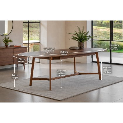 Gallery Direct Madrid Extending Dining Table in Oak Gallery Direct Madrid Extending Dining Table in Oak