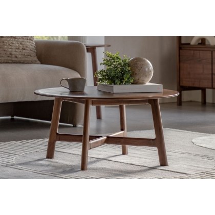 Gallery Direct Madrid Coffee Table in Walnut Gallery Direct Madrid Coffee Table in Walnut