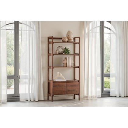 Gallery Direct Madrid Open Display in Walnut Gallery Direct Madrid Open Display in Walnut