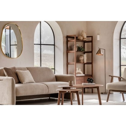 Gallery Direct Madrid Open Display in Walnut Gallery Direct Madrid Open Display in Walnut