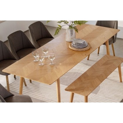 Gallery Direct Milano Oak Extending Dining Table Gallery Direct Milano Oak Extending Dining Table