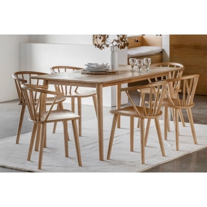 Gallery Direct Milano Oak Dining Table Gallery Direct Milano Oak Dining Table