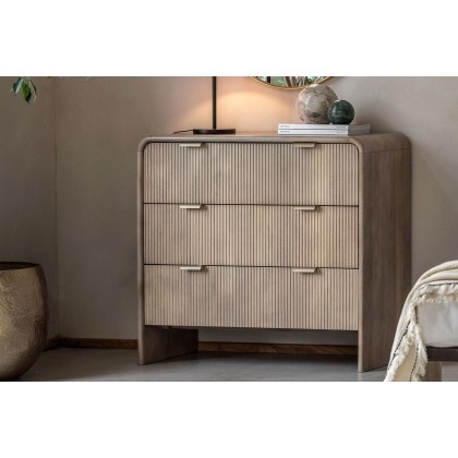 Gallery Direct Colonna Mango Wood 3 Drawer Chest of Drawers Gallery Direct Colonna Mango Wood 3 Drawer Chest of Drawers