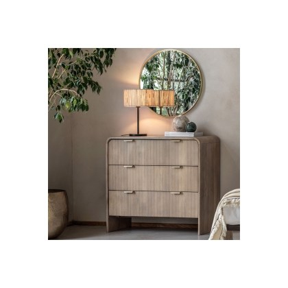 Gallery Direct Colonna Mango Wood 3 Drawer Chest of Drawers Gallery Direct Colonna Mango Wood 3 Drawer Chest of Drawers