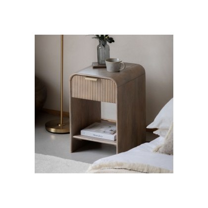 Gallery Direct Colonna Mango Wood Small Bedside Table Gallery Direct Colonna Mango Wood Small Bedside Table