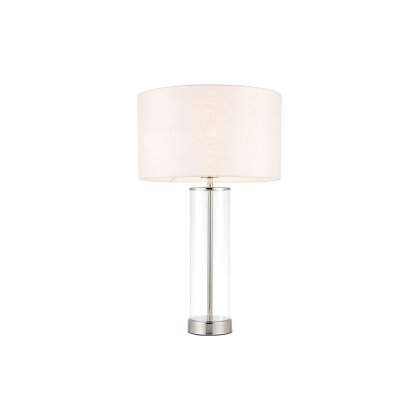 Gallery Direct Lessina Table Lamp Bright Nickel Gallery Direct Lessina Table Lamp Bright Nickel