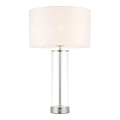 Gallery Direct Lessina Table Lamp Bright Nickel Gallery Direct Lessina Table Lamp Bright Nickel